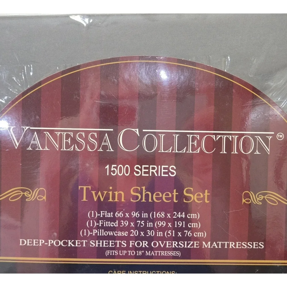 Vanessa Collection 1500 Supreme Microfiber Twin‎ Sheet Set 18